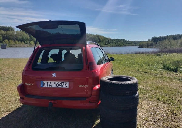 Peugeot 206 cena 6900 przebieg: 138000, rok produkcji 2004 z Tarnów małe 67